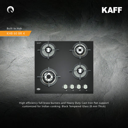 Kaff 60 cm 4 Burner Hob Premier Range KHB 60 BR 4X