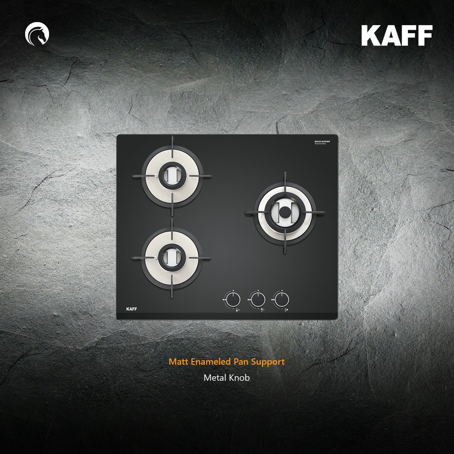 Kaff 60 cm 3 Burner Hob Versa VRH 603X