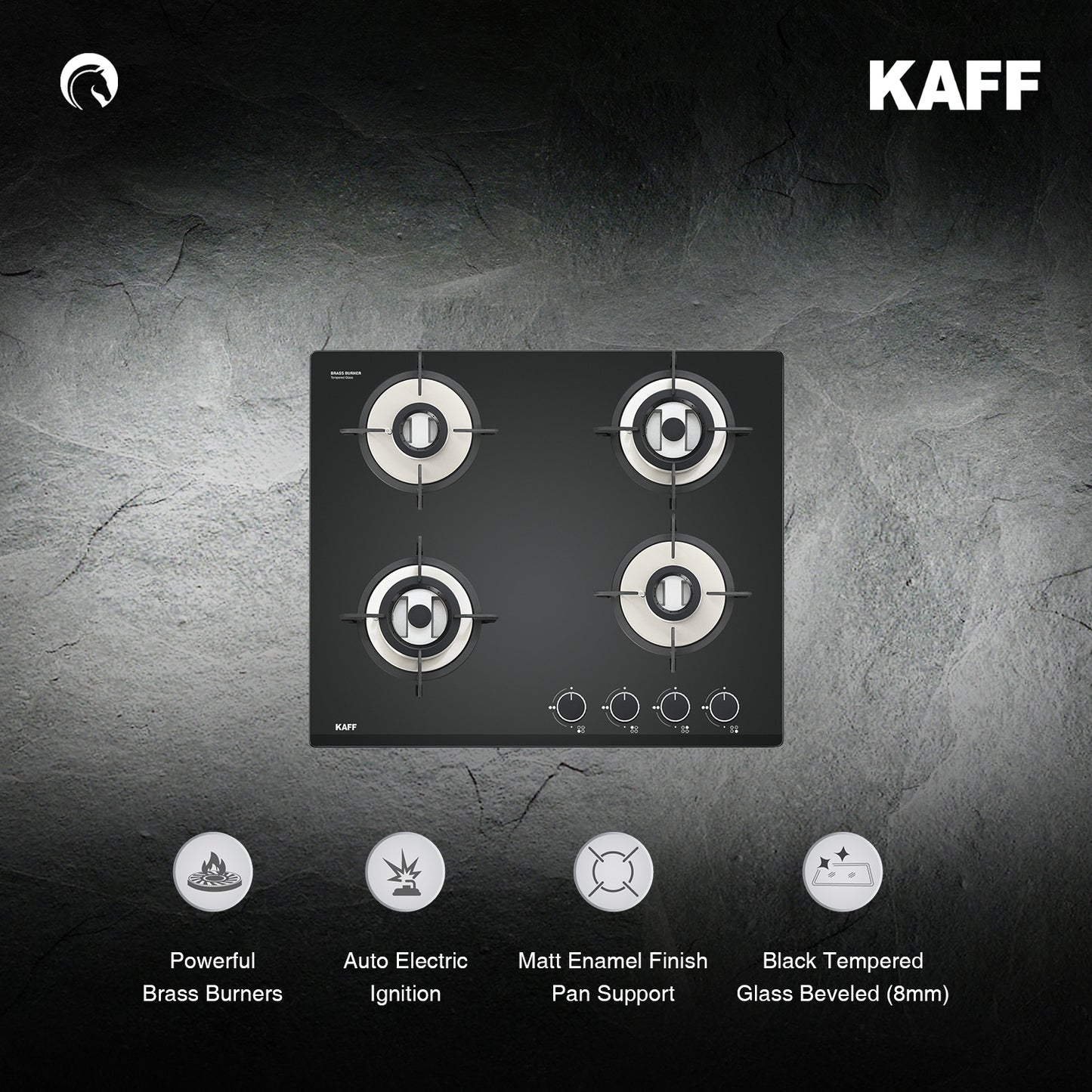 Kaff 60 cm 4 Burner Hob Versa VRH 604X