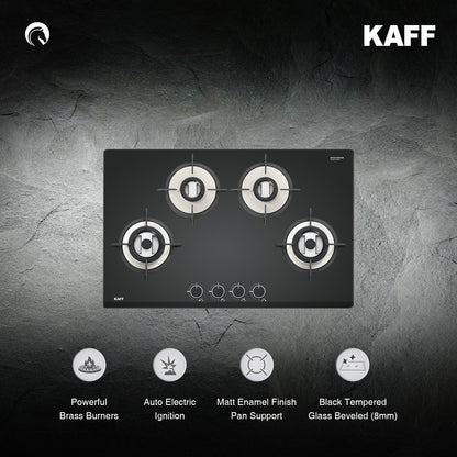 Kaff 78 cm 4 Burner Hob Versa VRH 784X
