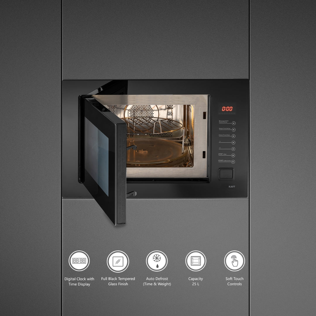 Kaff Built-In Convection Microwave KMW8A BLK