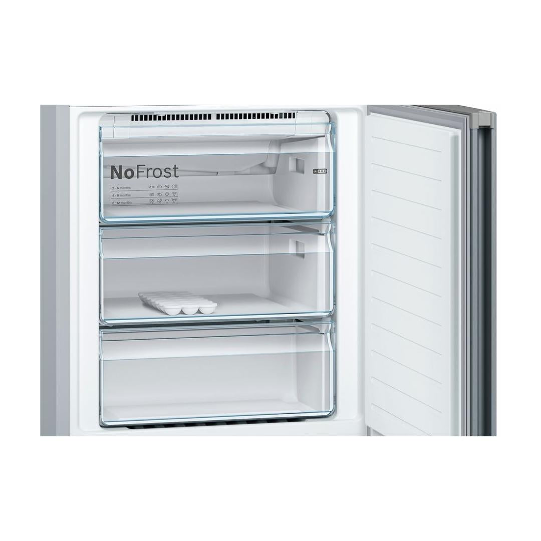 Bosch Free Standing Double Door Refrigerator 415 Ltrs Series 4 KGN46XL40I