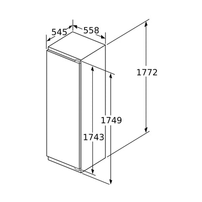 Siemens Built-In Built-In Refrigerator 321 Ltrs iQ700 KI81FHD30I