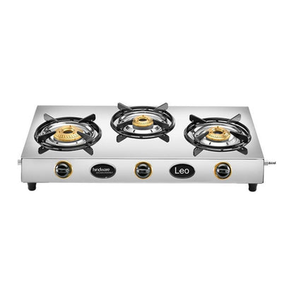Hindware 76 cm 3 Burner Cooktop Leo Series LEO 3B