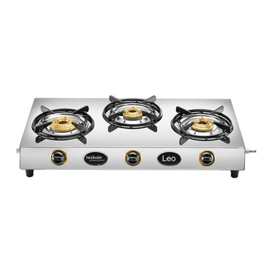 Hindware 76 cm 3 Burner Cooktop Leo Series LEO 3B