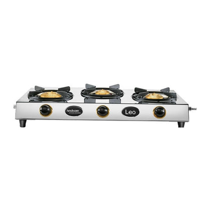 Hindware 76 cm 3 Burner Cooktop Leo Series LEO 3B