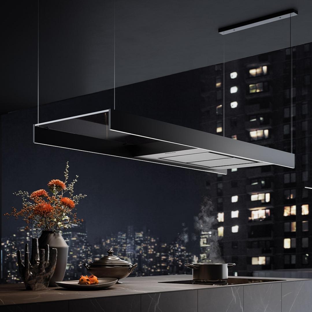 Falmec 180 cm Island Chimney Light Fresh Series LIGHT 180
