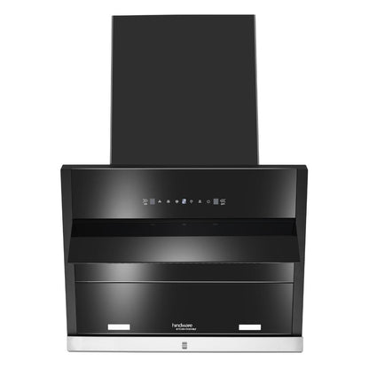 Hindware 60 cm Wall Mounted Chimney Auto Clean Hoods Series MAPLE 60 BLK