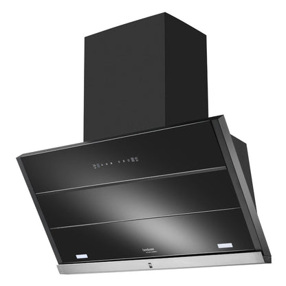 Hindware 90 cm Wall Mounted Chimney Auto Clean Hoods Series MAPLE 90 BLK