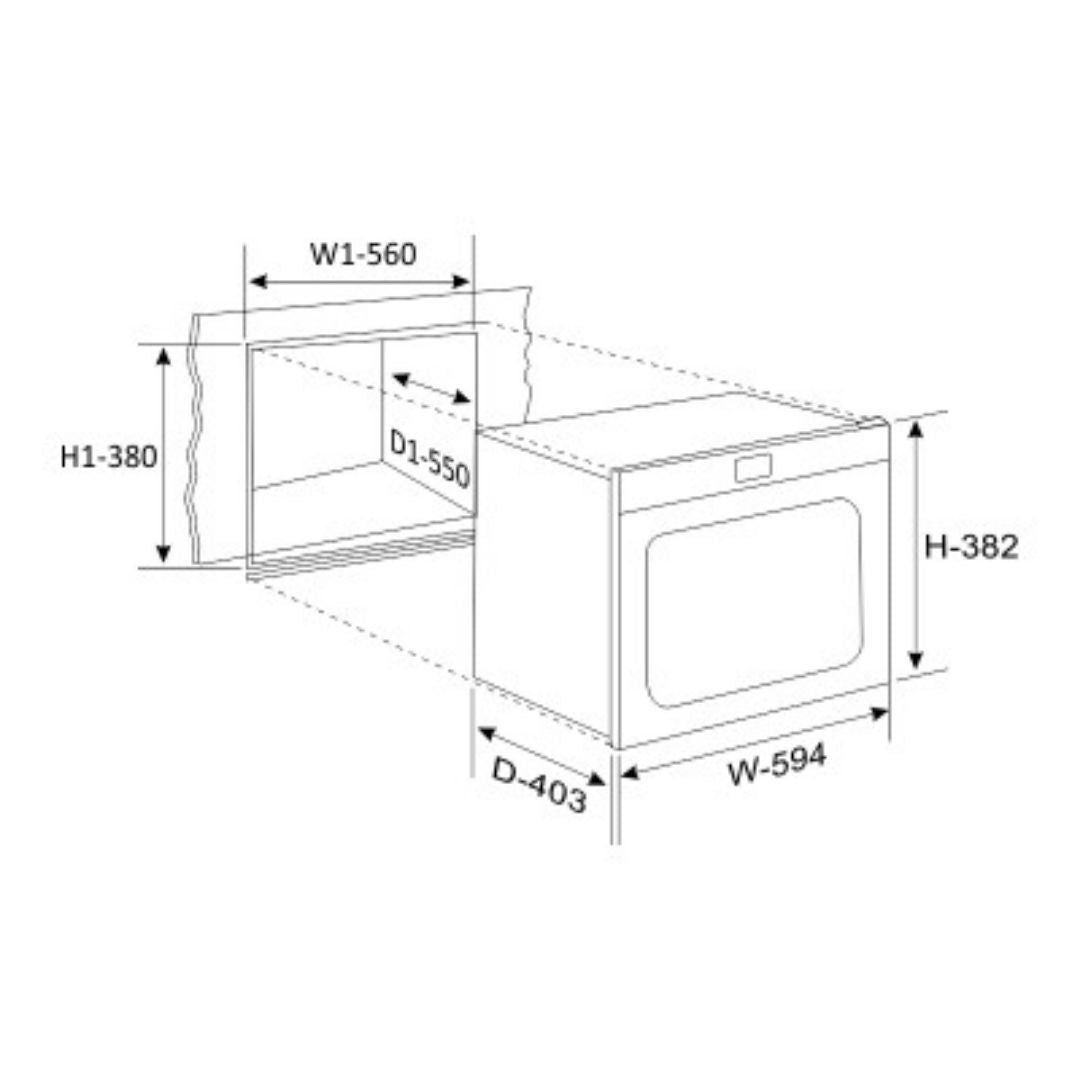 Glen Built-In Microwave MO 671