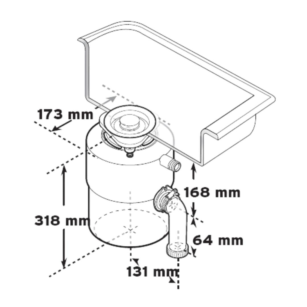 InSinkErator Food Waste Disposer MODEL 56
