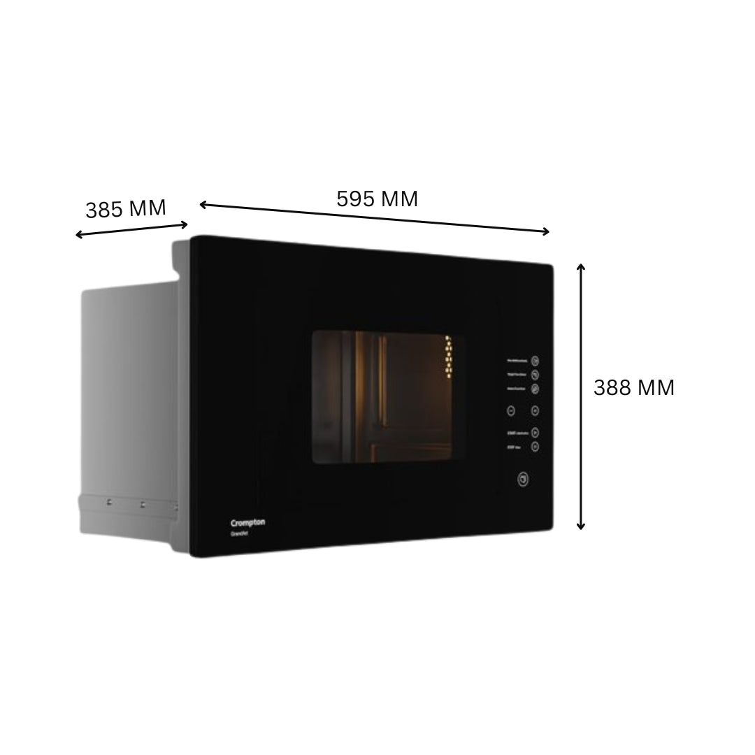 Crompton Built-In Convection Microwave GrandArt Series MWO-GACON25L-MBL