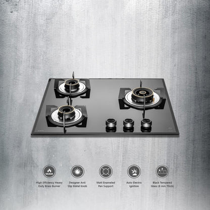 Kaff 60 cm 3 Burner Hob Alton ALN 603