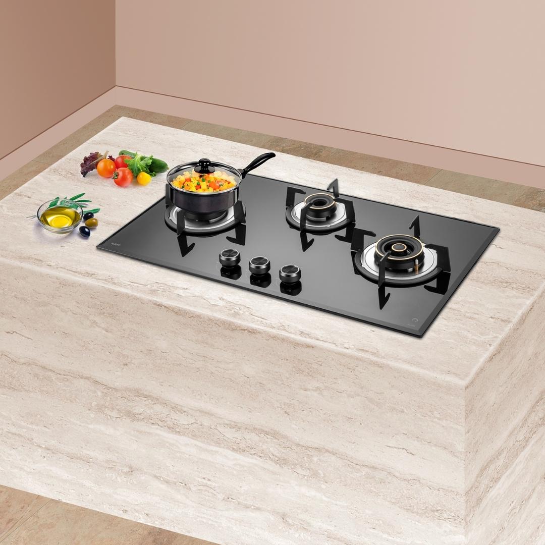 Kaff 78 cm 3 Burner Hob Alton ALN 783
