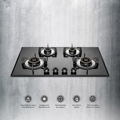 Kaff 78 cm 4 Burner Hob Alton ALN 784