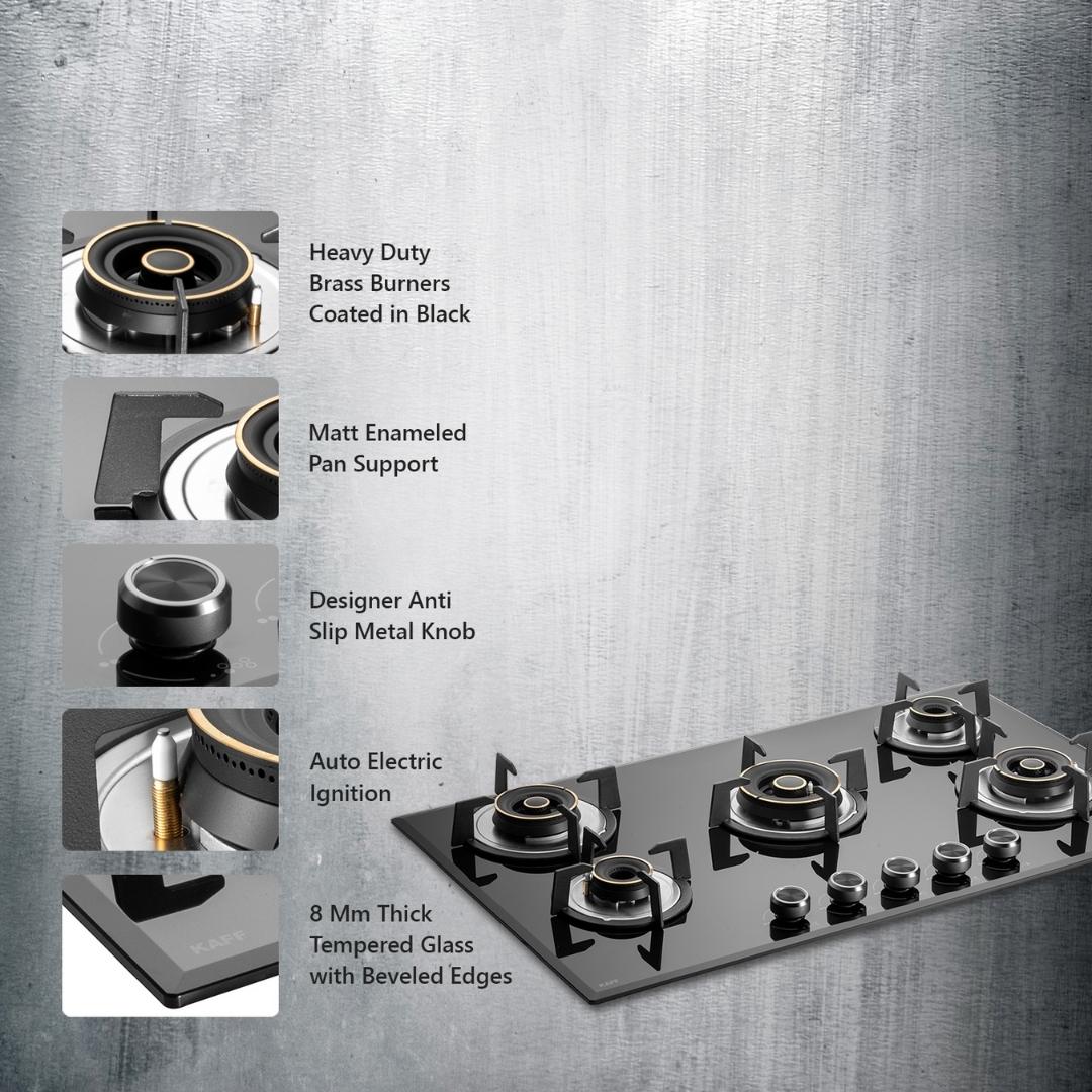 Kaff 86 cm 5 Burner Hob Alton ALN 865