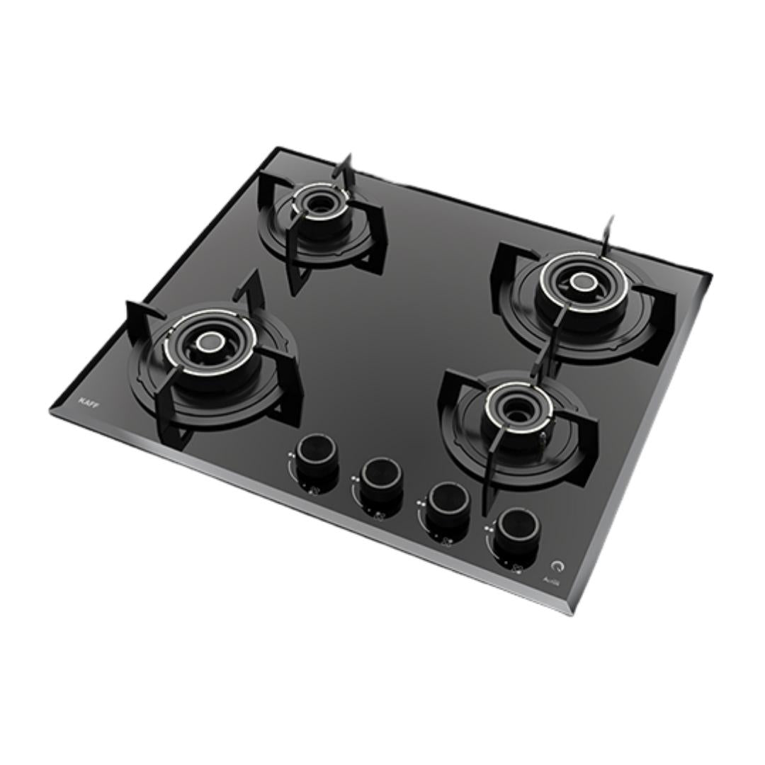 Kaff 60 cm Wall Mounted Chimney Premier Range MAINZ 60 DC - BLDC + Kaff 60 cm 4 Burner Hob Alton ALNF 604