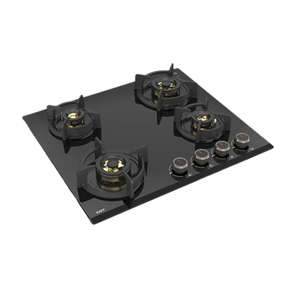 Kaff 60 cm Wall Mounted Chimney CASTO 60 - DC - BLDC + Kaff 60 cm 4 Burner Hob Ashford ASF 604