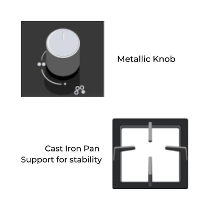 Hindware 78 cm 3 Burner Hob Aster Aster 3B 78 CM