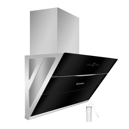 Faber 90 cm Wall Mounted Chimney Auto Clean Hoods Series BOLT FL SW SC BK 90 N