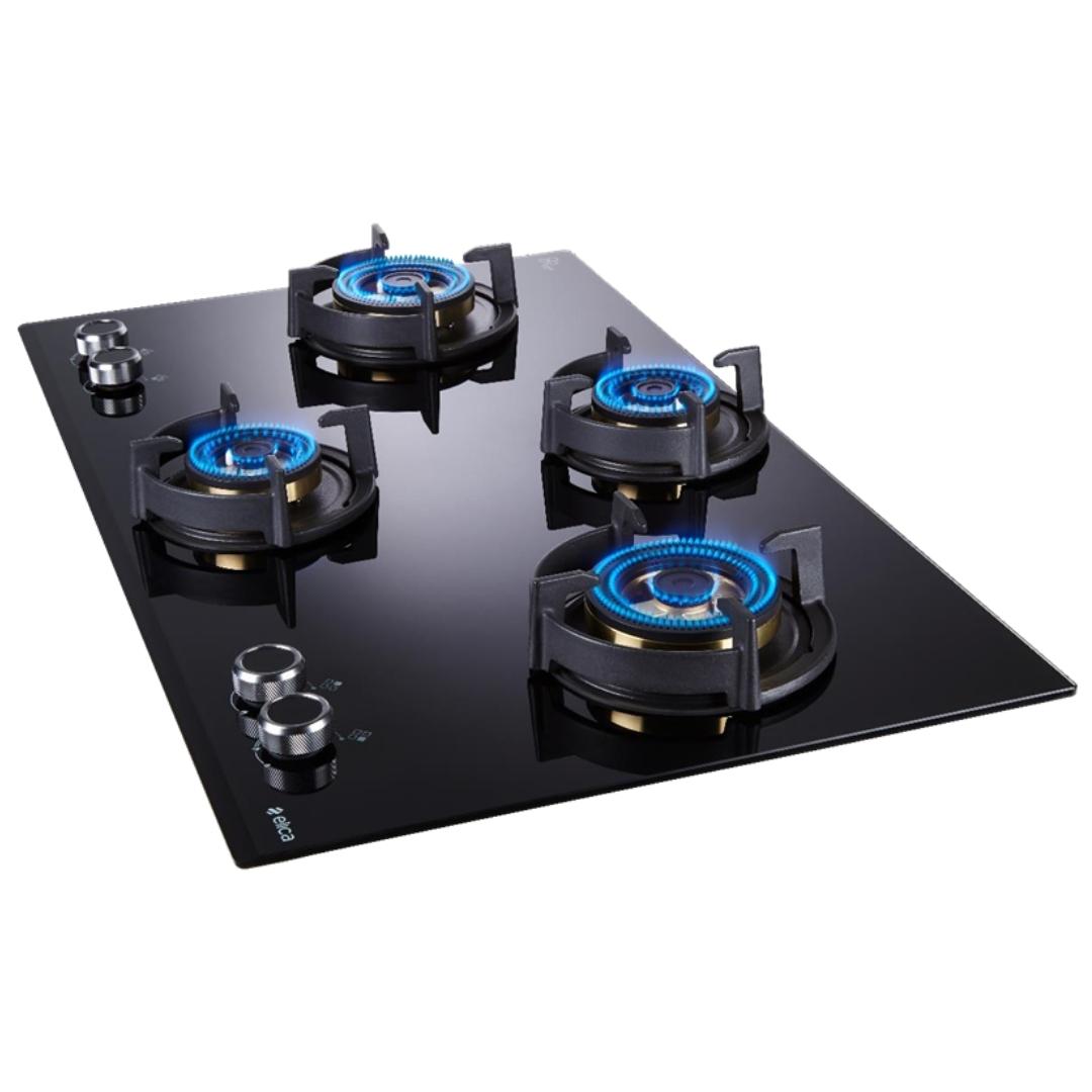 Elica 70 cm 4 Burner Hob Direct Flame Series FLEXI DFS FB MFC 4B 70 DX