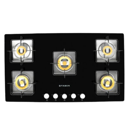 Faber 90 cm 5 Burner Hob HTG Series HTG 905 CRS BR CI