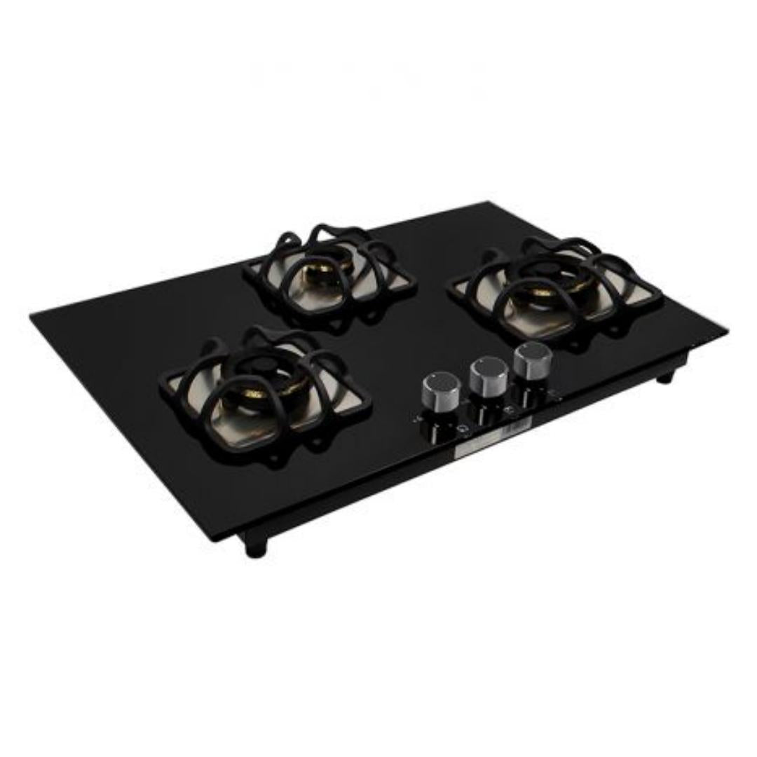 Faber 80 cm 3 Burner Hob Imperia Series IMPERIA PLUS 783 BRB CI BK