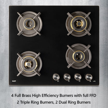 Kaff 60 cm 4 Burner Hob Infra INF 604