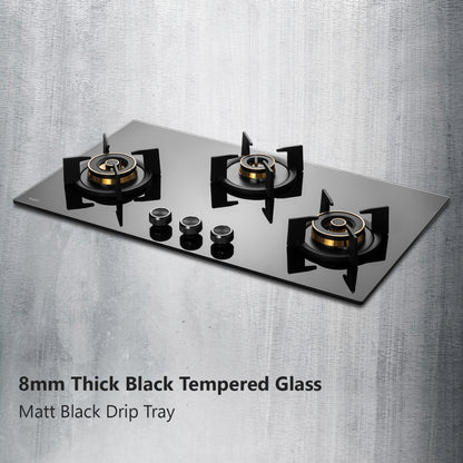 Kaff 78 cm 3 Burner Hob Infra INF 783