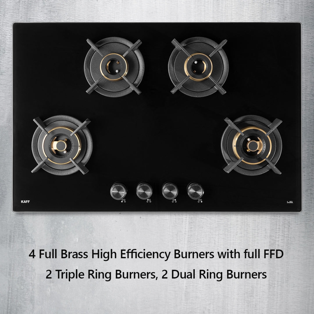 Kaff 80 cm 4 Burner Hob Infra INF 804