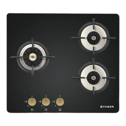 Faber 60 cm 3 Burner Hob Maxus Series MAXUS HT 603 CRS BR CI AI