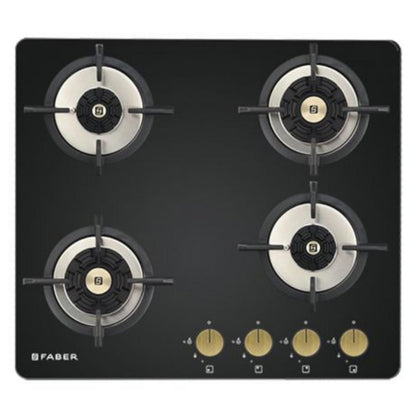Faber 60 cm 4 Burner Hob Maxus Series MAXUS HT 604 CRS BR CI AI