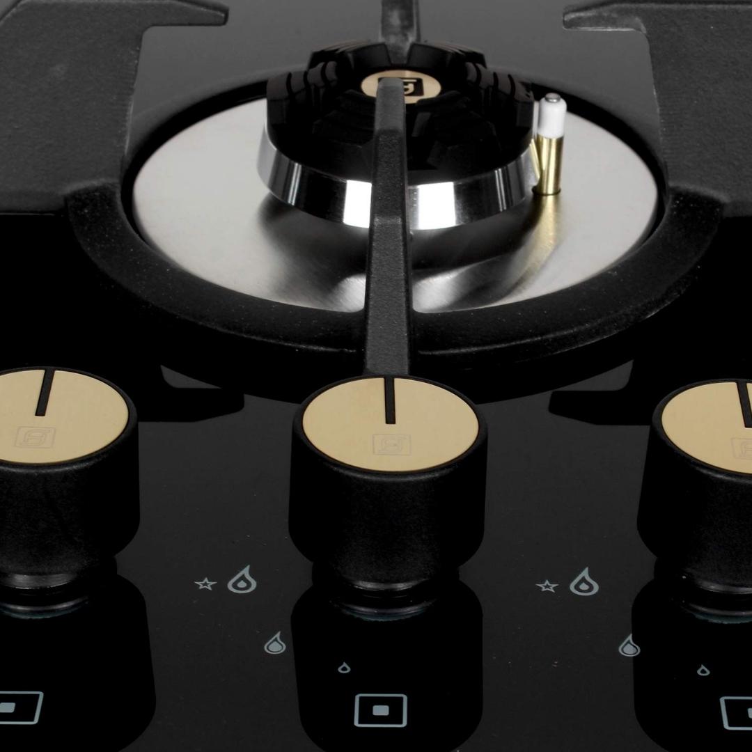Faber 80 cm 3 Burner Hob Maxus Series MAXUS HT 803 CRS BR CI AI