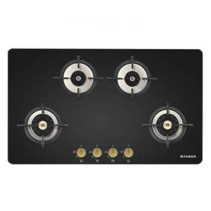 Faber Built In Oven FBIO 80L 4F BK + Faber Built-In Microwave FBI MWO 20 SG BK + Faber 90 cm Wall Mounted Chimney Charm Series HOOD CHARM BLDC HC SC FL BK IN 90 T + Faber 90 cm 4 Burner Hob Maxus Series MAXUS HT 904 CRS BR CI AI