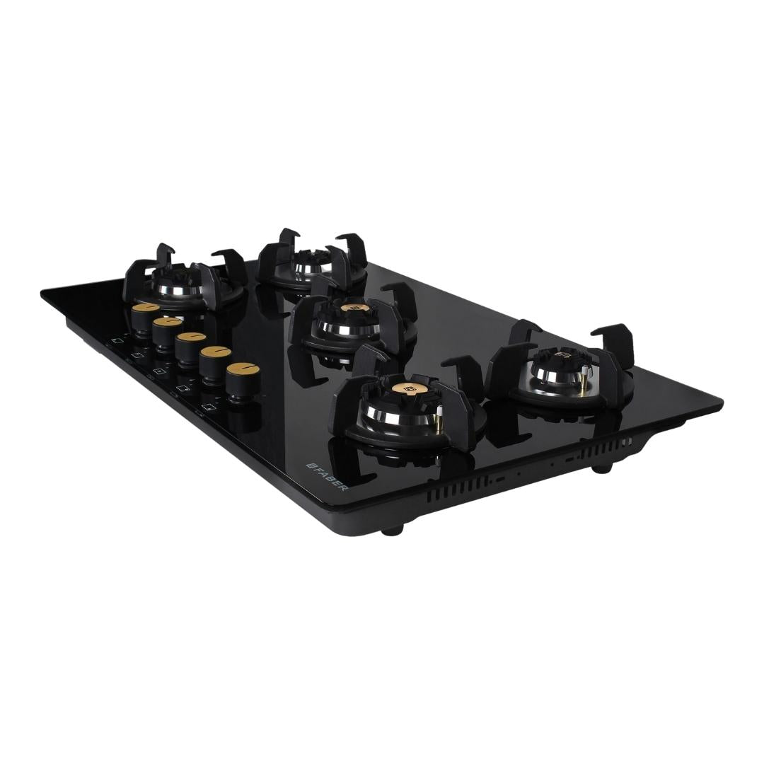 Faber 90 cm 5 Burner Hob Maxus Series MAXUS HT 905 CRS BR CI AI