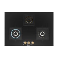 Bosch 75 cm 3 Burner Hob True Brass 2D PND7B6F20I