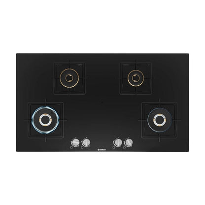 Bosch 90 cm 4 Burner Hob True Brass 2D PNF9B6F10I