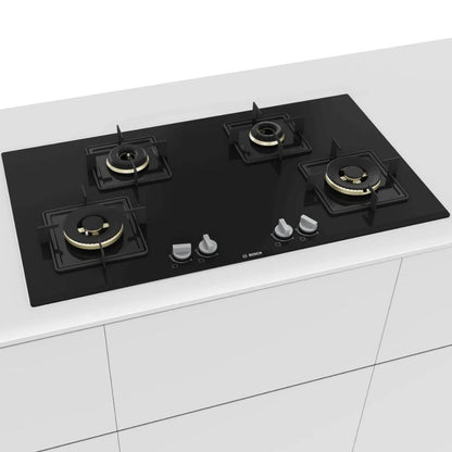 Bosch 90 cm 4 Burner Hob True Brass 2D PNF9B6F10I