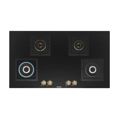 Bosch 90 cm 4 Burner Hob True Brass 2D PNF9B6F20I
