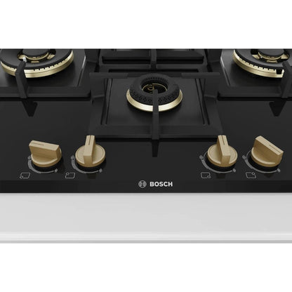 Bosch 75 cm 4 Burner Hob True Brass 2D PNI7B6F20I