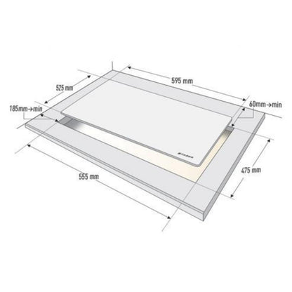 Faber 60 cm 4 Burner Hob Utopia Series UTOPIA HT 604 BR CI
