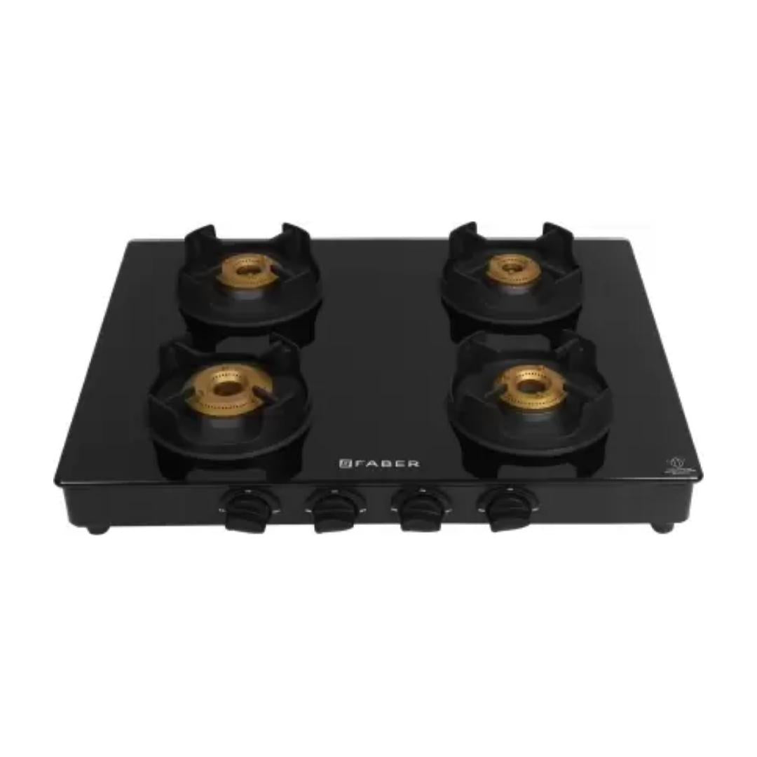 Faber 63 cm 4 Burner Cooktop ONYX 4BB BK CI