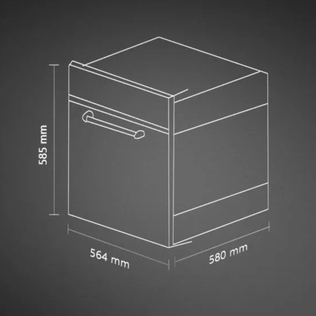 Kaff Built In Oven With Air Fryer OV 81 GIKAFR