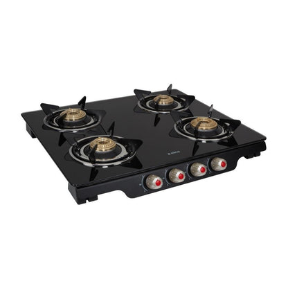 Elica 58 cm 4 Burner Cooktop DT SERIES PATIO ICT 460 BLK S
