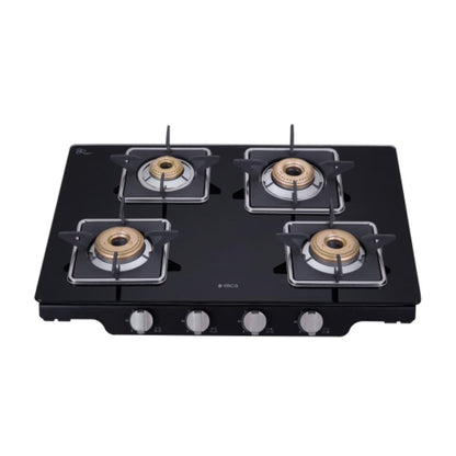 Elica 69 cm 4 Burner Cooktop SPF SERIES PATIO ICT 469 BLK S