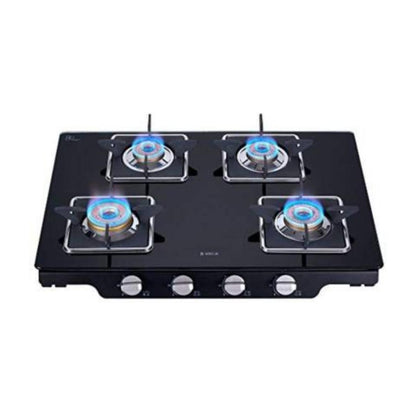 Elica 69 cm 4 Burner Cooktop SPF SERIES PATIO ICT 469 BLK S
