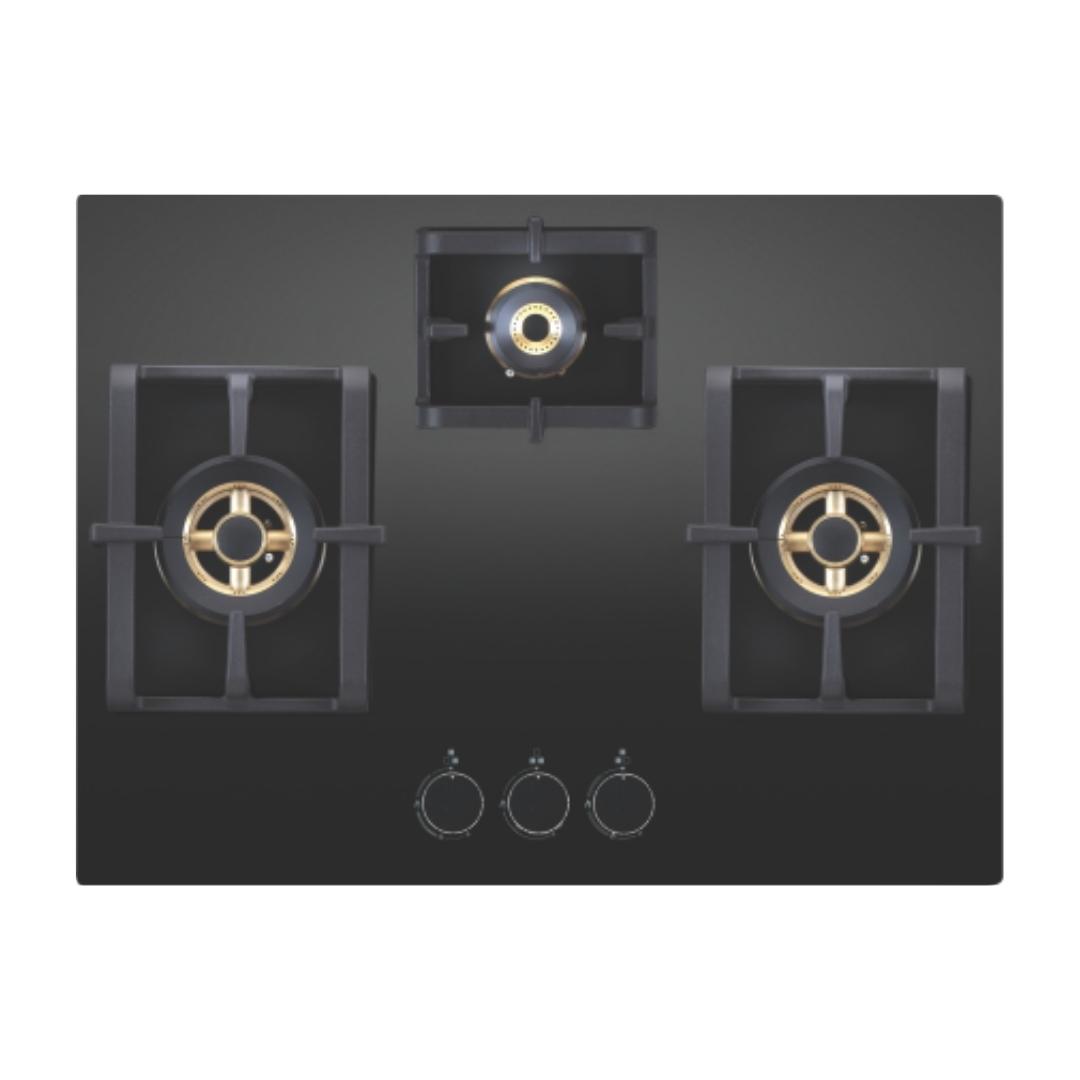 Elica 70 cm 3 Burner Hob Pro FB Series PRO FB MFC 3B 70 DX FFD