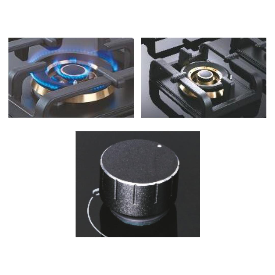 Elica 120 cm 4 Burner Hob Pro FB Series PRO FB MFC 4B 120 DX