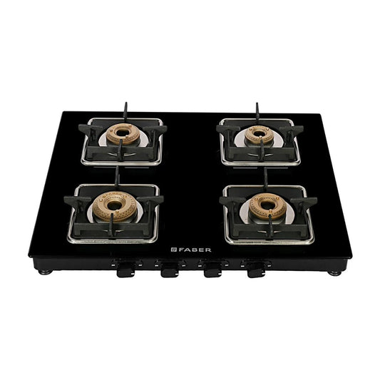 Faber 63 cm 4 Burner Cooktop REMO 4BB BK