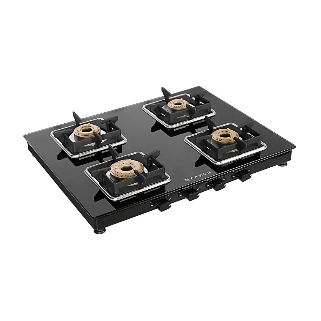 Faber 63 cm 4 Burner Cooktop REMO 4BB BK